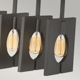 Elstead lighting hanglamp Ludlow, 8-lichts graphite