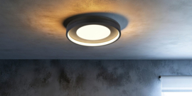 Trio lighting plafondlamp Solea led, mat zwart
