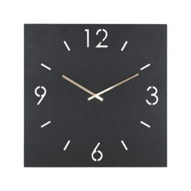 Spinder design TIME Ø 60 Klok, zwart