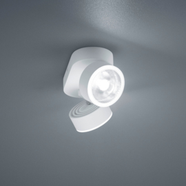 Helestra plafondspot Pax led, 2-lichts mat wit