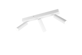 Trio lighting plafondspot  Ambala led, 3-lichts wit incl. switch dimmer