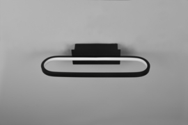 Wandlamp Gianni led, zwart met acryl glas 40 cm IP44
