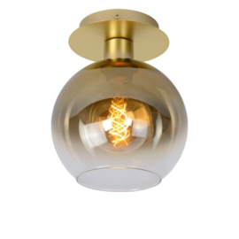 Lucide plafondlamp Marius, mat goud-messing
