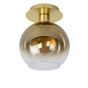 Lucide plafondlamp Marius, mat goud-messing