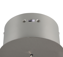 Trio lighting  hanglamp Dios led, 1-lichts mat nikkel