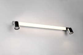 Trio lighting wandlamp Enrico led, 2-lichts chroom 90 cm.