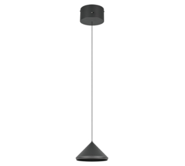Trio lighting  hanglamp Laguna led, 1-lichts zwart