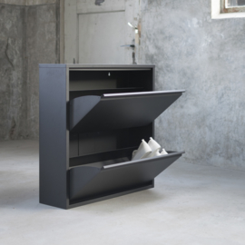 Spinder design Schoenenkast Billy 2, zwart