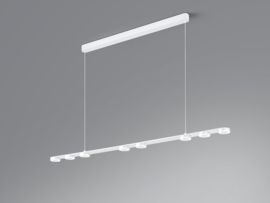 Helestra  hanglamp Eight led, 8-lichts wit