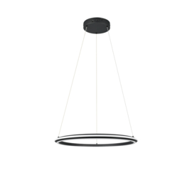 Trio lighting hanglamp Amador led, mat zwart 75 cm