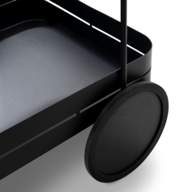 Spinder design GIN & TROLLEY Serveerwagen, zwart