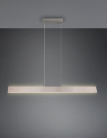 Trio lighting hanglamp Galway led, mat nikkel