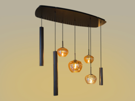 Light trend hanglamp Glowberry deens ovaal