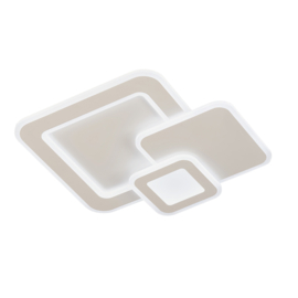 Fischer & Honsel plafondlamp Joster led, wit incl. afstandsbediening