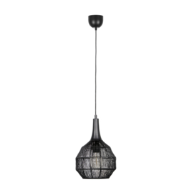 Trio lighting hanglamp Soraya, zwart 26 cm