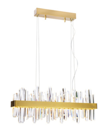 By Rydéns Triumph Bar hanglamp messing/transparant
