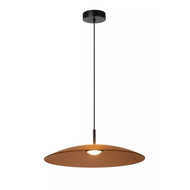 Lucide hanglamp Menga led, amber 60 cm