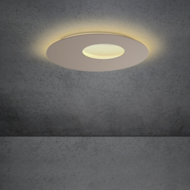 Escale plafondlamp Blade open led, taupe 59 cm