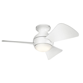 Elstead lighting plafond ventilator Sola-34-WHT incl. afstandsbediening