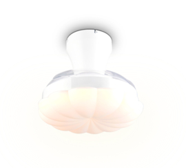 Trio lighting plafond ventilator Boras led, wit incl. remote