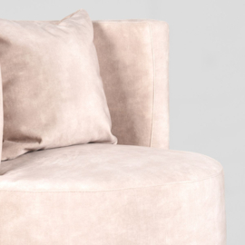 Label 51 fauteuil Evy, stof velours naturel