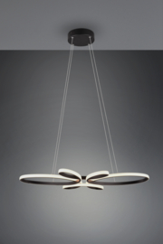 Trio lighting hanglamp Fly led, zwart