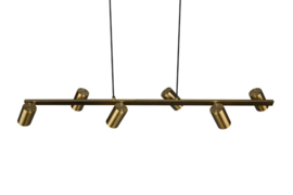Trio lighting hanglamp Marley, 6-lichts brons