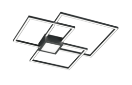 Trio lighting plafondlamp Hydra led, antraciet