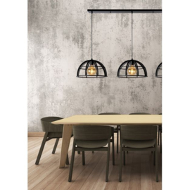 Lucide hanglamp Dikra,  3-lichts zwart