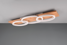 Trio lighting plafondlamp Barca led, wit incl. afstandsbediening 97 cm