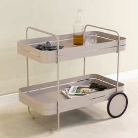 Spinder design GIN & TROLLEY Serveerwagen, silky taupe