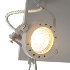 Plafondspot  Suplux led, 4-lichts antraciet incl. licht bron