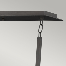 Elstead lighting hanglamp Ludlow, 8-lichts graphite