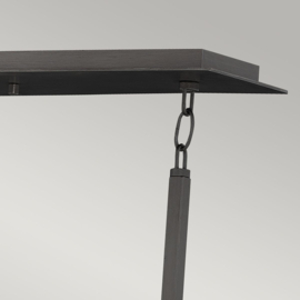 Hanglamp Ludlow, 8-lichts graphite