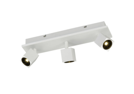 Trio lighting plafondspot  Cuba led, 3-lichts wit