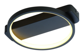 Freelight plafondlamp Cintura led, zwart 26 cm