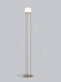 Helestra vloerlamp Bono led, caffee