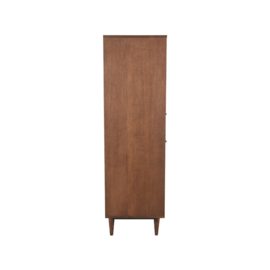 Label 51 hoge kast Jule, walnoot eiken