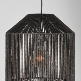 Label 51 hanglamp Ibiza Cilinder, 1-Lichts zwart