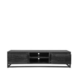 Label 51 Tv-Meubel Chili, zwart  mangohout 160 cm