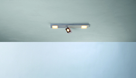 Bopp leuchten plafondlamp Session led, 3-lichts mat aluminium