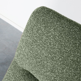 Label 51 fauteuil Calix, forest royal boucle
