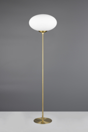 Trio lighting vloerlamp FOMENTO, mat messing