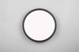 Trio lighting plafondlamp Iseo led, zwart incl. switch dimmer