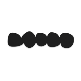 Spinder design + Eva van de Ven - TUMULO Medium Wandkapstok - zwart