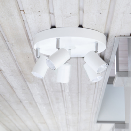 By Rydéns plafondspot  Correct Spotlight, wit incl led bron