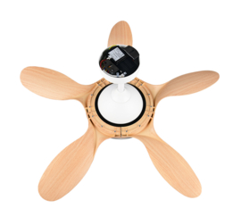 Trio lighting plafond ventilator Flen led, incl. remote