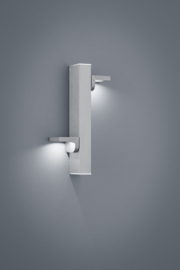 Helestra wandlamp Arta led, mat nikkel