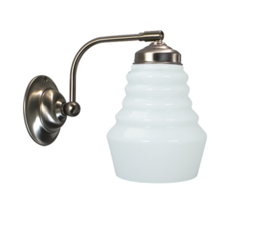 Old timerlight wandlamp Harmonica, opaal glas