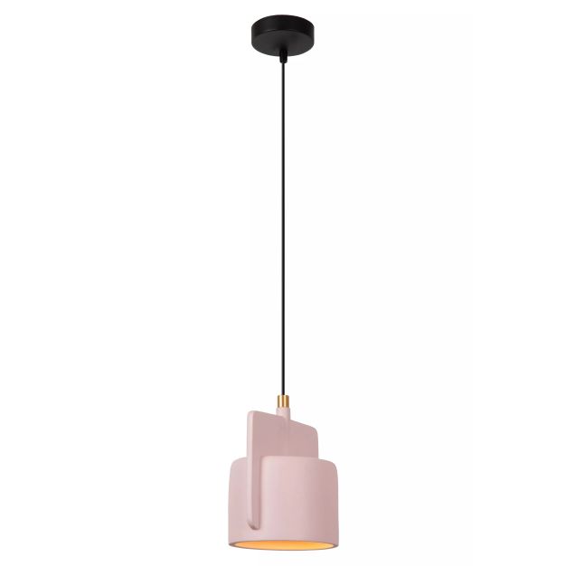 Lucide hanglamp Ninja, roze